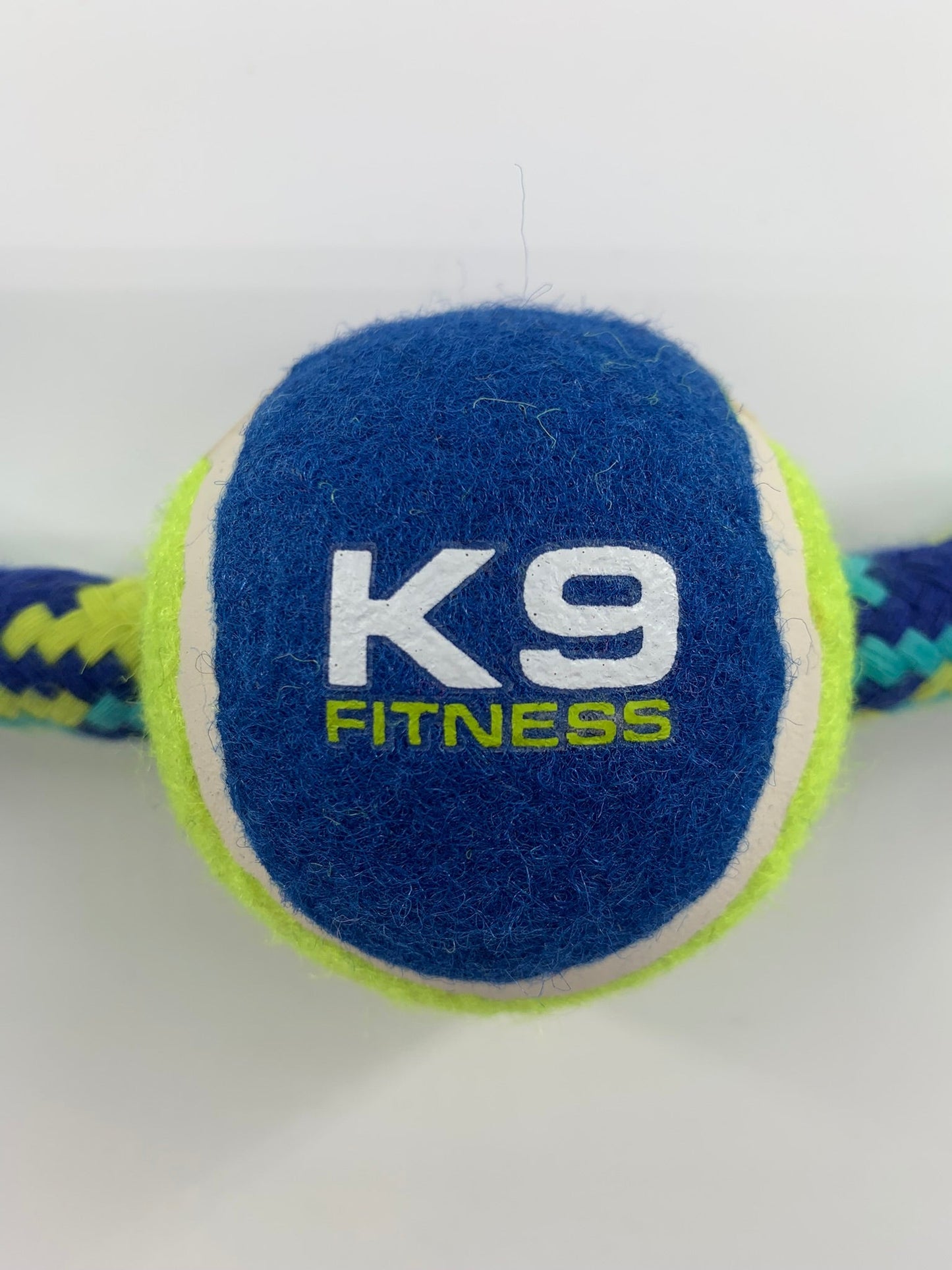 K9 Tennis Ball on Knotted Rope 5cm - Last Chance to Buy