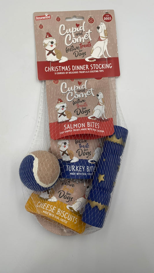 Rosewood Christmas Dinner Stocking Gift For Dogs