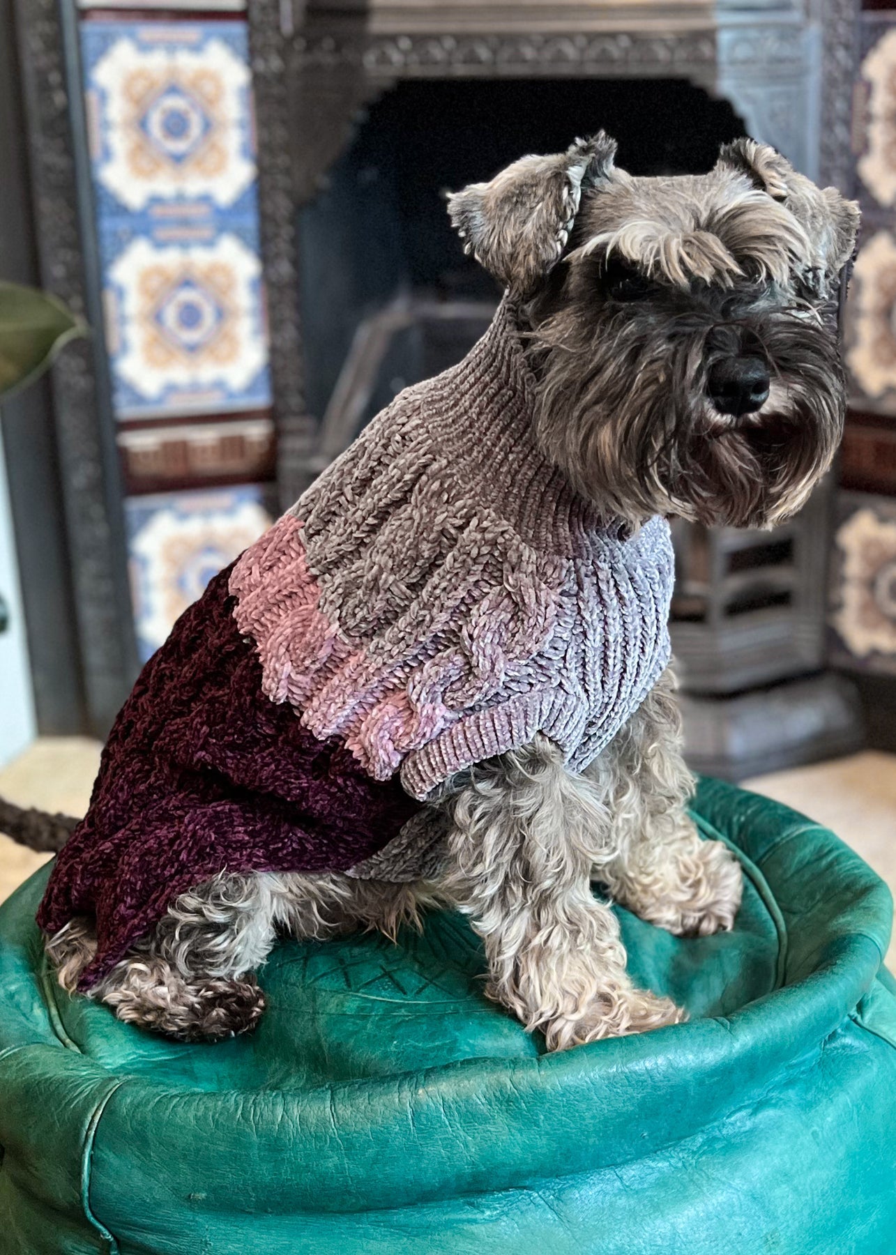 Sotnos Luxe Chenille Purple Haze Jumper XL