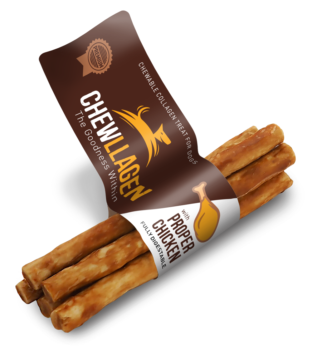 Chewllagen Mini Roll 5" 10mm 5pk Chicken x40 Pieces