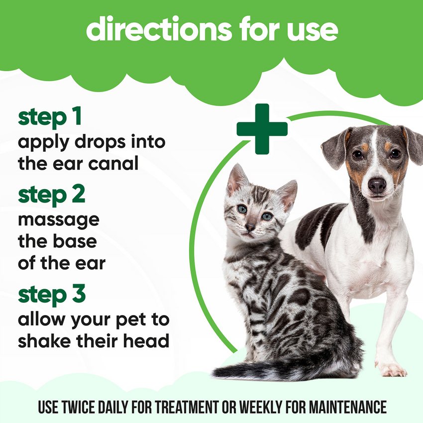 Buddycare Pet Antiseptic Ear Drops - 200ml / 6.76 fl oz