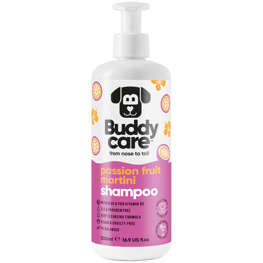 Buddycare Dog Shampoo - Passion Fruit Martini **SEASONAL** - 500ml / 16.9 fl oz
