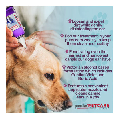 Peake PetCare Soothing Ear Cleaner 500ml