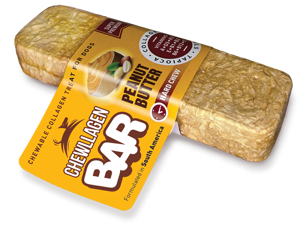Chewllagen medium BAR 5" Peanut Butter x24 Pieces