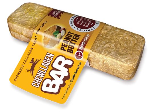 Chewllagen medium BAR 5" Peanut Butter x24 Pieces