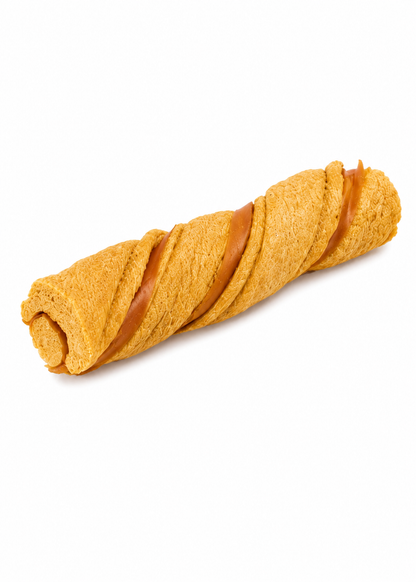 Zero Hide Chicken 5" Puffed Twist Stick