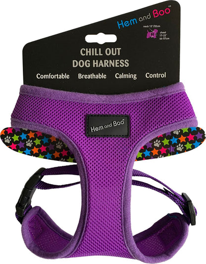 Hem&Boo Soft Mesh Harness Medium Purple