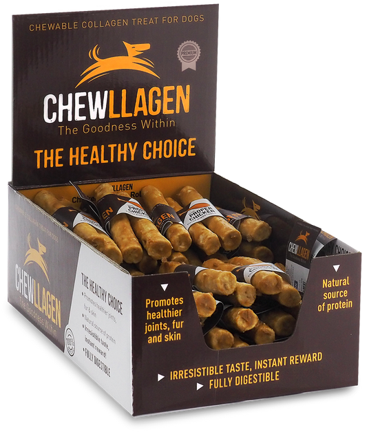 Chewllagen Medium Roll 5" 20mm 2pk Chicken x35 Pieces