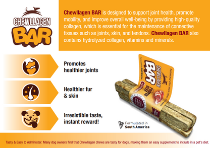 Chewllagen Small BAR 3pk Cheese x24 Pieces