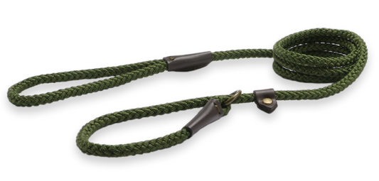 Heritage Rope Slip Lead Green 1.2m x 12mm