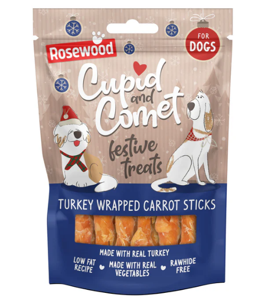 Side view of Dog Toy & Treat Christmas Collection Boxset