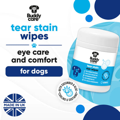 Buddycare Dog Tear Stain Wipes (100ct)