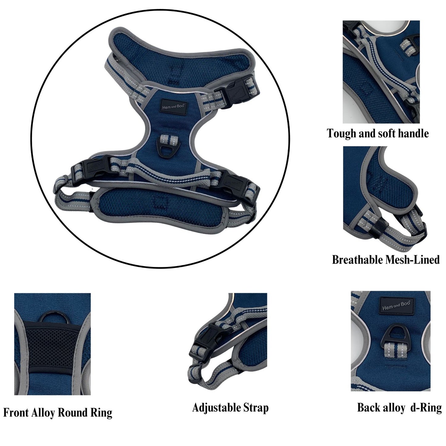 Medium Sports Harness Blue