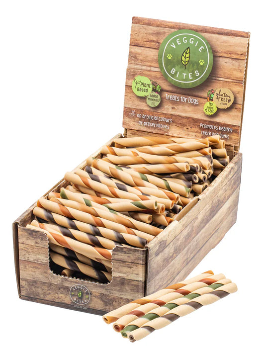 Veggie Bites Twisted Sticks 2.5kg x225 Pieces