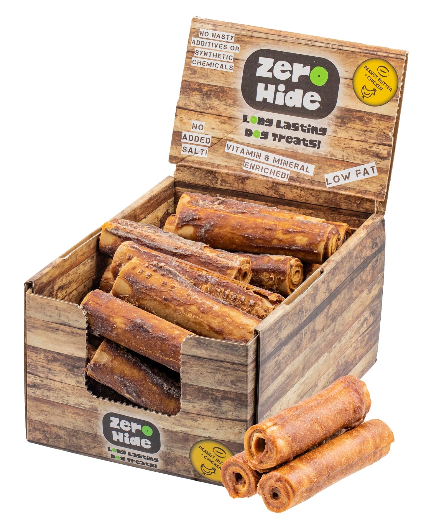 Zero Hide Medium Peanut Butter Chew Display Box x33 Pieces