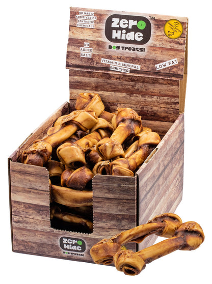 Zero Hide Large Peanut Butter Knots 1.3kg with Display Box x12 Pieces