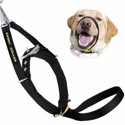 Canny Collar No-Pull Dog Headcollar - Black – Size 1