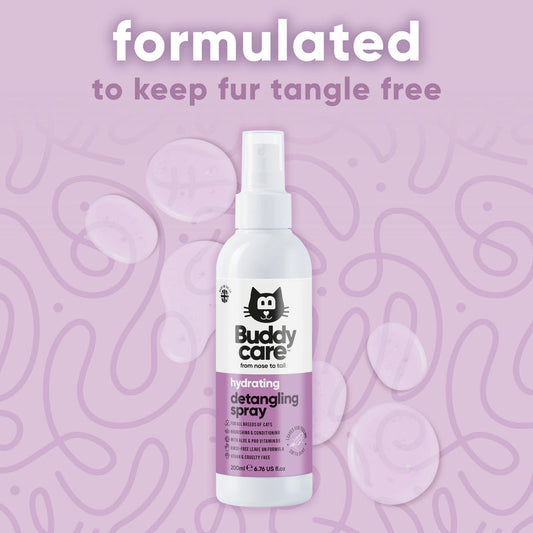 Buddycare Cat Hydrating Detangling Spray - 200ml / 6.76 fl oz