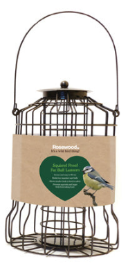 Rosewood Squirrel Resistant Fat Ball Lantern Feeder