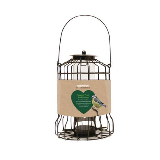 Rosewood Squirrel Resistant Seed Lantern Feeder