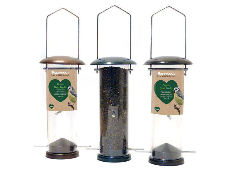 Deluxe Nyjer Wild Bird Garden Seed Feeder