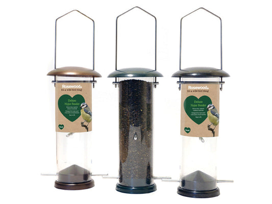 Deluxe Nyjer Wild Bird/Garden Seed Feeder